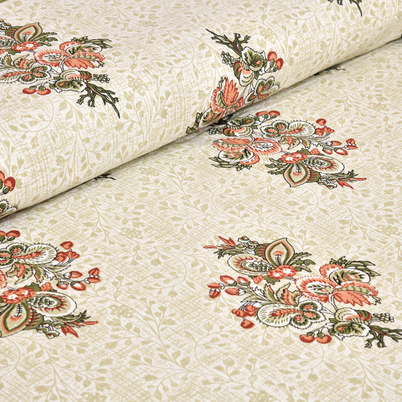 King Size Cotton Bedsheet. 90x108 inch approx. 1 Bedsheet 2 Pillow Covers.