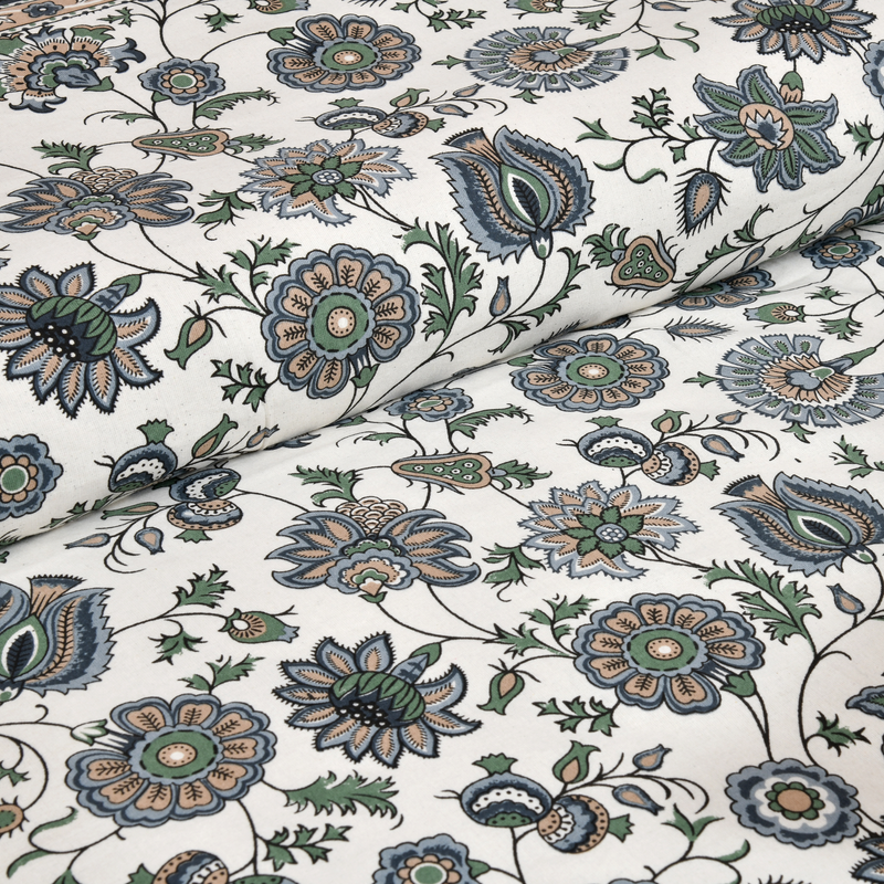 King Size Cotton Bedsheet. 90x108 inch approx. 1 Bedsheet 2 Pillow Covers.